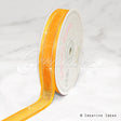 5/8" Organza With Satin And Gold Edge Ribbon - 25 Yards (Light Gold)