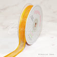 5/8" Organza With Satin Edge Ribbon - 25 Yards (Light Gold)