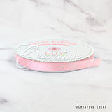 5/8" Single Face Satin-100 Yds (Frost Pink)