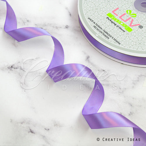 5/8" Single Face Satin-100 Yds (Ube)