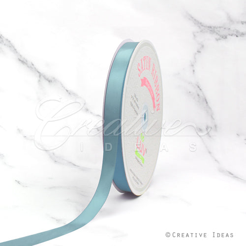 5/8" Single Face Satin Ribbon - 100 Yards (Celadon)
