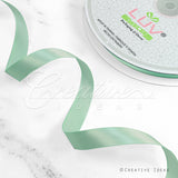 5/8" Single Face Satin Ribbon - 100 Yards (Sage)