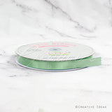 5/8" Single Face Satin Ribbon - 100 Yards (Sage)