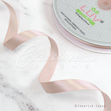 5/8" Single Face Satin Ribbon - 100 Yards (Oat)