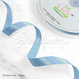 5/8" Single Face Satin Ribbon - 100 Yards (Antique Blue)