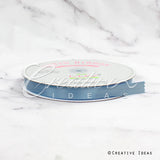 5/8" Single Face Satin Ribbon - 100 Yards (Antique Blue)