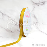 5/8" Single Face Satin Ribbon - 100 Yards (Antique Gold)