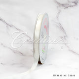 5/8" Single Face Satin Ribbon - 100 Yards (Antique White)