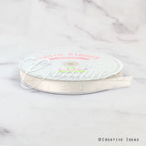 5/8" Single Face Satin Ribbon - 100 Yards (Antique White)