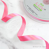 5/8" Single Face Satin Ribbon - 100 Yards (Baby Doll Pink)