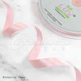 5/8" Single Face Satin Ribbon - 100 Yards (Blush)