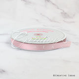 5/8" Single Face Satin Ribbon - 100 Yards (Blush)