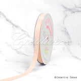 5/8" Single Face Satin Ribbon - 100 Yards (Butter Cream)