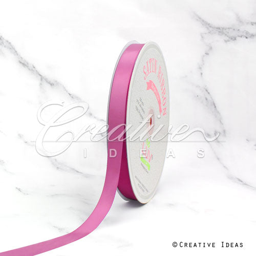 5/8" Single Face Satin Ribbon - 100 Yards (Colonial Rose)