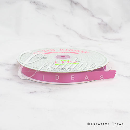 5/8" Single Face Satin Ribbon - 100 Yards (Colonial Rose)
