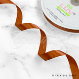 5/8" Single Face Satin Ribbon - 100 Yards (Copper)