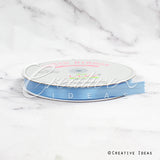 5/8" Single Face Satin Ribbon - 100 Yards (French Blue)
