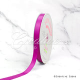 5/8" Single Face Satin Ribbon - 100 Yards (Fuchsia)
