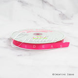 5/8" Single Face Satin Ribbon - 100 Yards (Hot Pink)