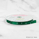 5/8" Single Face Satin Ribbon - 100 Yards (Hunter Green)