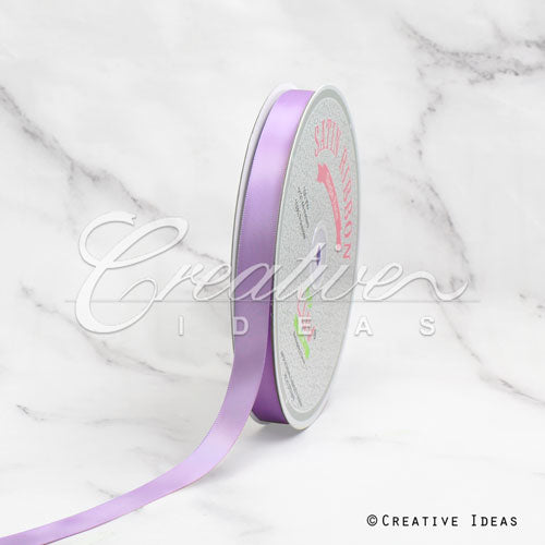 5/8" Single Face Satin Ribbon - 100 Yards (Lavender)