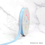 5/8" Single Face Satin Ribbon - 100 Yards (Light Blue)