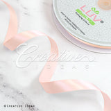 5/8" Single Face Satin Ribbon - 100 Yards (Light Peach)