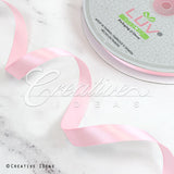 5/8" Single Face Satin Ribbon - 100 Yards (Light Pink)