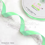 5/8" Single Face Satin Ribbon - 100 Yards (Mint Green)