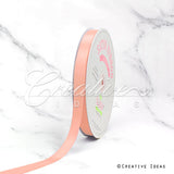 5/8" Single Face Satin Ribbon - 100 Yards (Peach)