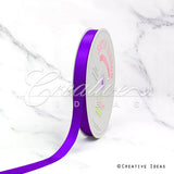 5/8" Single Face Satin Ribbon - 100 Yards (Purple)