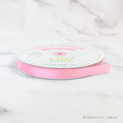 5/8" Single Face Satin Ribbon - 100 Yards (Rose)