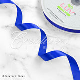 5/8" Single Face Satin Ribbon - 100 Yards (Royal Blue)