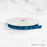 5/8" Single Face Satin Ribbon - 100 Yards (Teal)