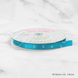 5/8" Single Face Satin Ribbon - 100 Yards (Turquoise)