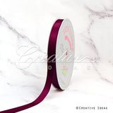 5/8" Single Face Satin Ribbon - 100 Yards (Wine)