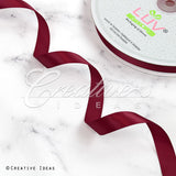5/8" Single Face Satin Ribbon - 100 Yards (Wine)