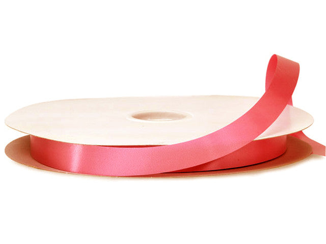 5/8"x100 yard Coral Polyester Satin Gift Ribbon