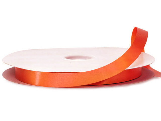 5/8"x100 yard Orange Polyester Satin Gift Ribbon