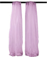 Polyester Sheer Mirror Organza Fabric - Backdrop Drape Curtain Panels, Room Divider, 5 Feet Wide X 10 Feet High (1 Pair)