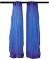 Polyester Sheer Mirror Organza Fabric - Backdrop Drape Curtain Panels, Room Divider, 5 Feet Wide X 10 Feet High (1 Pair)