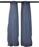 Polyester Sheer Mirror Organza Fabric - Backdrop Drape, Curtain Panels, Room Divider, 5 Feet Wide X 20 Feet High (1 Pair)
