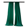 Polyester Poplin Fabric - Backdrop Drape Curtain Panel, Room Divider, 5 Feet Wide x 6 Feet High, Color Options (1 Pair)