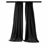 Polyester Poplin Fabric - Backdrop Drape Curtain Panel, Room Divider, 5 Feet Wide x 6 Feet High, Color Options (1 Pair)