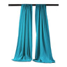 Polyester Poplin Fabric - Backdrop Drape Curtain Panel, Room Divider, 5 Feet Wide x 6 Feet High, Color Options (1 Pair)