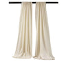 Polyester Poplin Fabric - Backdrop Drape Curtain Panel, Room Divider, 5 Feet Wide x 6 Feet High, Color Options (1 Pair)