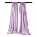 Polyester Poplin Fabric - Backdrop Drape Curtain Panel, Room Divider, 5 Feet Wide X 7 Feet High (1 Pair)