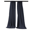 Polyester Poplin Fabric - Backdrop Drape Curtain Panel, Room Divider, 5 Feet Wide X 7 Feet High (1 Pair)