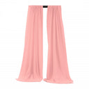 Polyester Poplin Fabric - Backdrop Drape Curtain Panel, Room Divider, 5 Feet Wide X 7 Feet High (1 Pair)