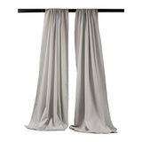 Polyester Poplin Fabric - Backdrop Drape Curtain Panel, Room Divider, 5 Feet Wide X 7 Feet High (1 Pair)